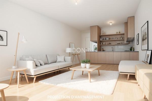 Appartement type F2 1 chambre , balcon, place de stationnement