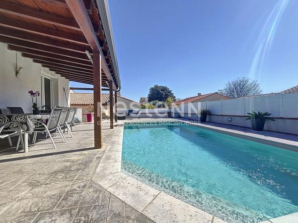 BOMPAS - A VENDRE Villa en 4 faces avec jardin piscine garage