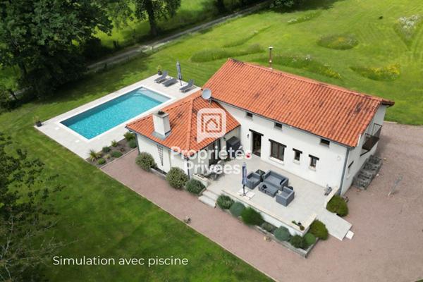 MAISON DE CARACTERE CONTEMPORAINE DE 159 M² - PRESTATIONS HAUT DE GAMME - 3 SUITES PRIVATIVES - TERRAIN DE 6 180 M² A NONTRON