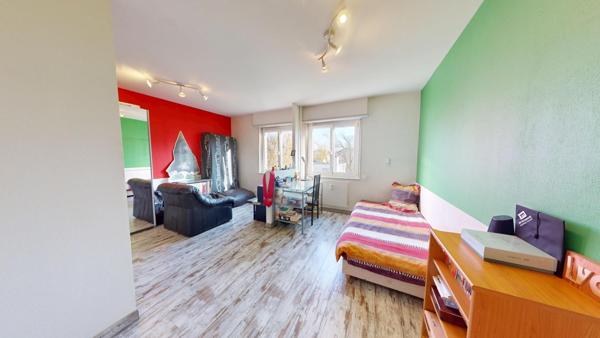 MULHOUSE – Appartement 4 pièces lumineux de 100 m² avec balcon, loggia, garage et cave