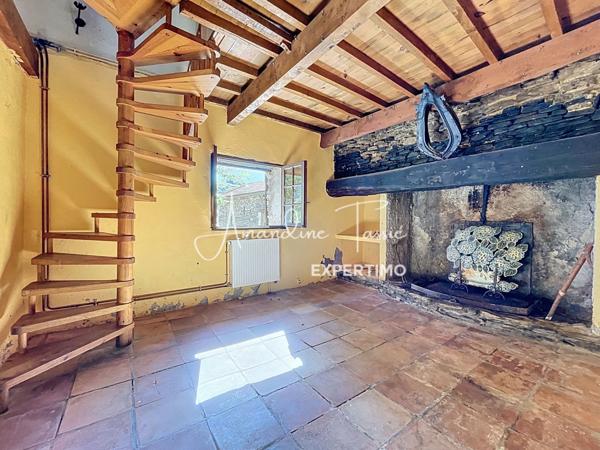 Saint-Jean-du-Bruel (12230) Maison de village avec cour et jardin à rénover – Saint-Jean-du-Bruel (hameau)