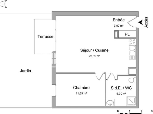 Location Appartement 2 pièces 51.7 m² - 210 RUE DU CDT GEORGES LEDRU Canteleu 76380