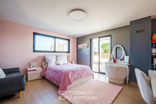 Contemporaine avec piscine intérieure aux portes de Niort