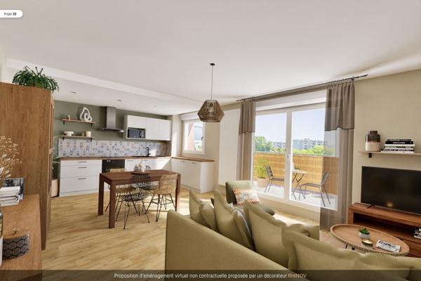 Appartement à vendre |  La Riche |  3 pièces | 57,7 m²