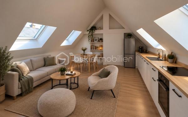 Appartement T4 rénové - Saint-Nazaire - 800m du  Front du Mer
Dernier étage • 52 m² Carrez / 70 m² au sol • Lumineux

Découvrez ce bel appartement entièrement refait à neuf, situé au dernier étage d'une résidence dans un quartier calme, à proximité du front de mer de Saint-Nazaire.

Dès l'entrée, vous serez séduit par sa luminosité et son agencement optimisé. Il se compose d'une agréable pièce de vie avec cuisine équipée ouverte, de 3 chambres, d'une salle de bains et de WC.

Les atouts :
Dernier étage
52 m² Carrez (70 m² au sol)
Entièrement rénové
Cuisine équipée
3 chambres
Chauffage électrique

Quartier calme, proche Ruban bleu et commodités
Un bien idéal pour un premier achat ou un investissement locatif.

Contactez-moi pour organiser une visite