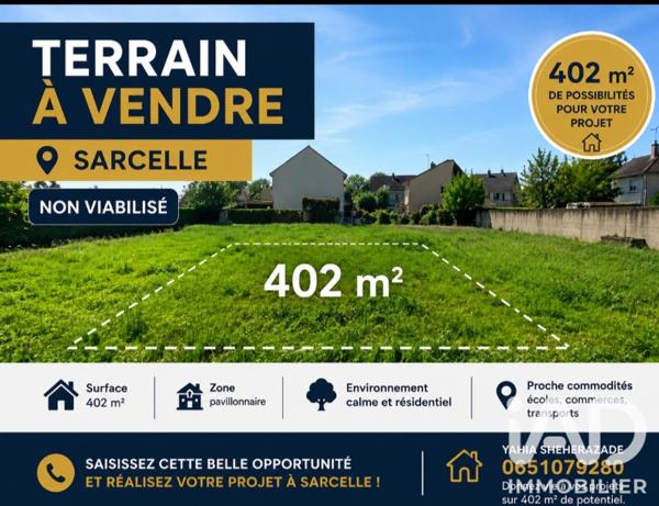 Terrain à vendre 402 m² Sarcelles