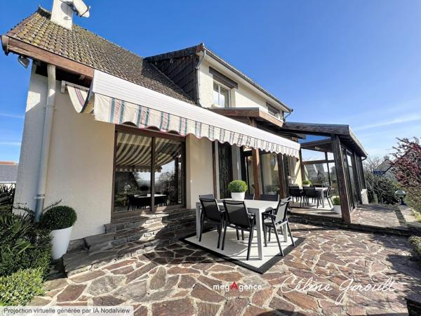 Maison à SAINT-QUENTIN-SUR-LE-HOMME, 50220 - 8 pièces 205m²