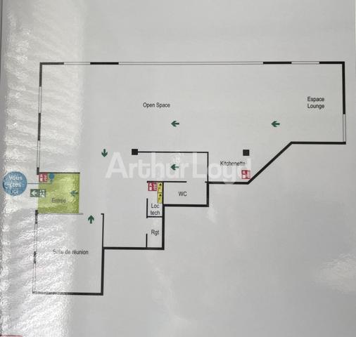 Bureau à louer à Wambrechies avec terrasse privative et environnement verdoyant