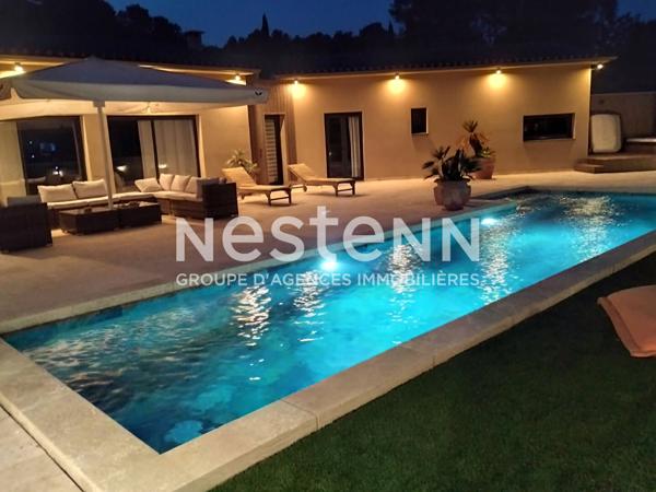 Maison Draguignan 5 pièces 155 m2 + couloir de nage 12X3 + garage sur terrain de 4092m²