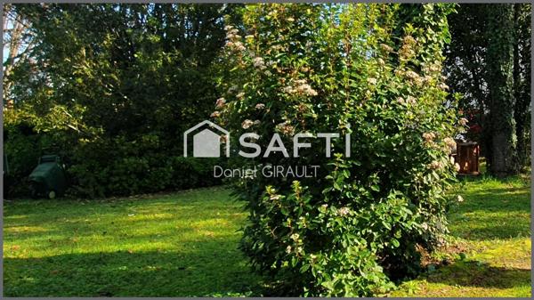 Terrain plat  de 655 m² centre de Saujon et forage