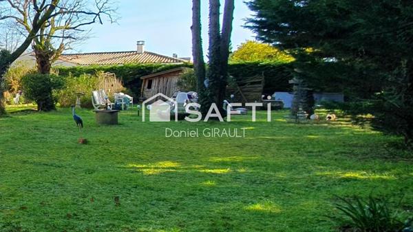 Terrain plat  de 655 m² centre de Saujon et forage