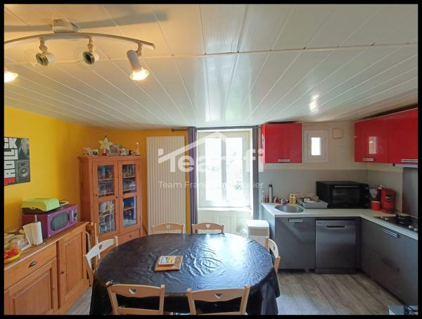 Maison mitoyenne 2 côtés à vendre, 4 pièces - Thiers 63300