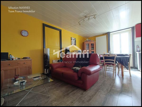 Maison mitoyenne 2 côtés à vendre, 4 pièces - Thiers 63300