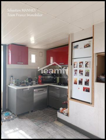 Maison mitoyenne 2 côtés à vendre, 4 pièces - Thiers 63300
