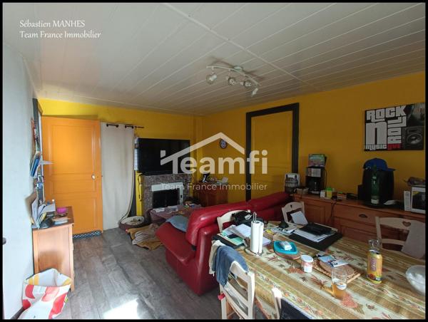Maison mitoyenne 2 côtés à vendre, 4 pièces - Thiers 63300