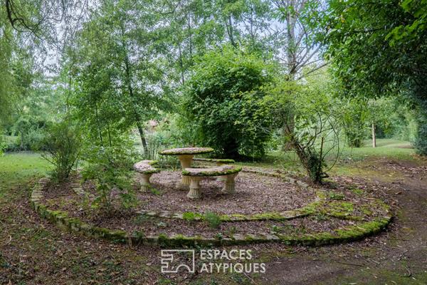 Propriété de charme avec étang, rivières et gîtes