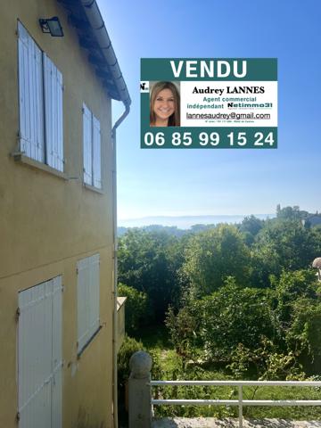 maison avec jardin au centre de Puylaurens
