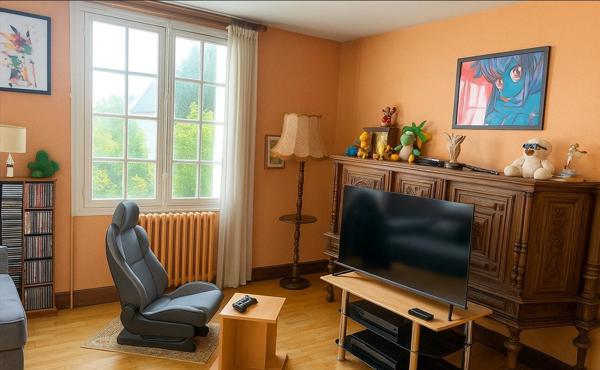 À vendre - Maison mitoyenne 1 côté, 5 pièces située à Carhaix-Plouguer (29270)