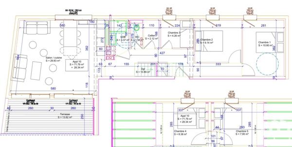 Appartement à vendre 7 pièces 100 m² Laveissière