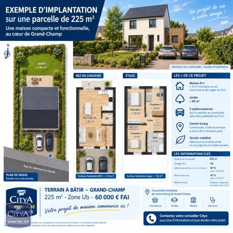 Terrain à vendre Grand-Champ (56390)