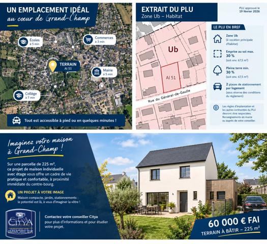 Terrain à vendre Grand-Champ (56390)