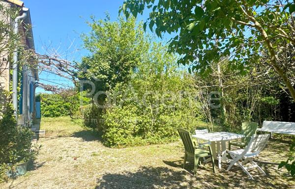 Maison charentaise rénovée - Beau terrain arboré.