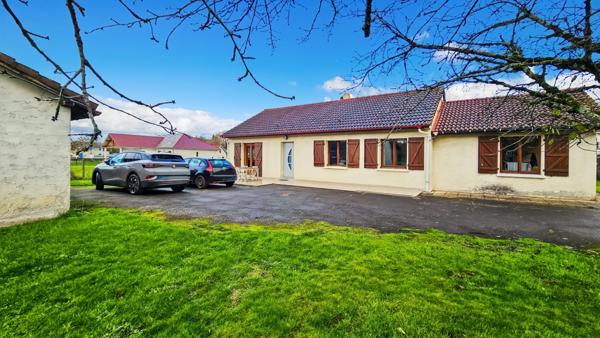 Maison plain pied avec garage à vendre 5 pièces IDRON (64)