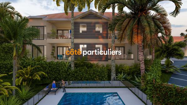 Vente Appartement65,86 m² - 3 Pièces - SAINTE ANNE (97180)