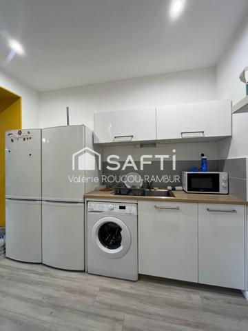 Immeuble en co-living avec 5 ch louées-Jardin-cave