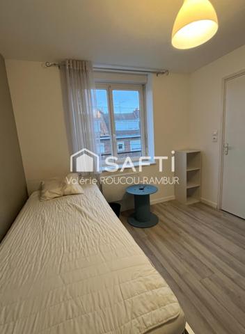 Immeuble en co-living avec 5 ch louées-Jardin-cave