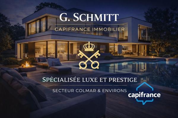 Villa d'architecte 6 pièces proche de COLMAR (68) COUP DE COEUR