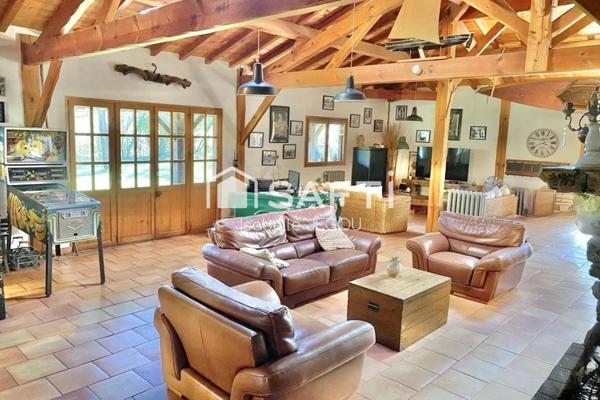 Belle Maison atypique compagnon du devoir "ossature bois"   8 Pièces - 5 CH  Proche de la Dune du Pilat