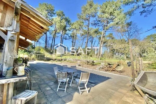 Belle Maison atypique compagnon du devoir "ossature bois"   8 Pièces - 5 CH  Proche de la Dune du Pilat