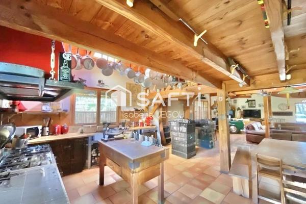 Belle Maison atypique compagnon du devoir "ossature bois"   8 Pièces - 5 CH  Proche de la Dune du Pilat