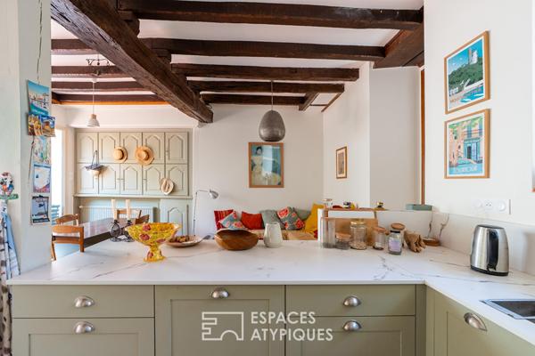 Clisson historique : maison familiale et ses terrasses