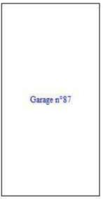 Vaulx-en-Velin (69120) Garage fermé, facile d'accès. Adresse : Chemin de la Godille - Vaulx en Velin 13m²