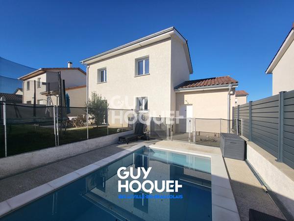 Vente d'une maison 5 pièces avec piscine et garage à BELLEVILLE EN BEAUJOLAIS