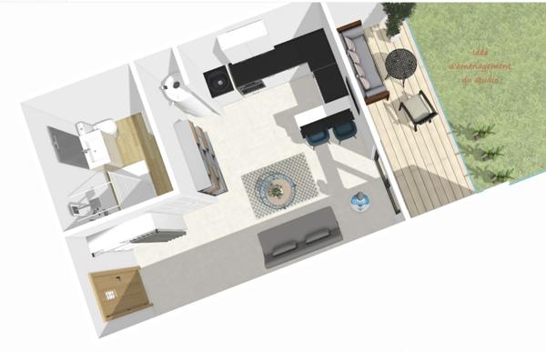 Studio terrasse et jardin privatif Saint Rémy de Provence