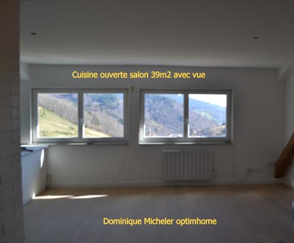 Appartement à vendre 4 pièces 106M2 "AVEC SUPERBE VUE VALLEE " LE BONHOMME (68)