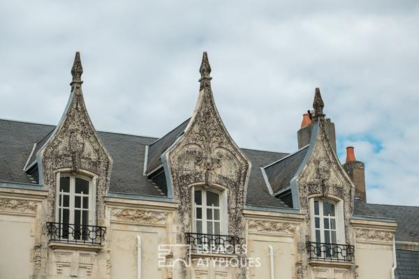 Demeure au style Art Nouveau en centre-ville avec vue