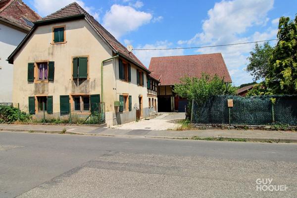 VENTE d'une ancienne ferme T7 (176 m²) à ASPACH - 2 Maisons et une grange