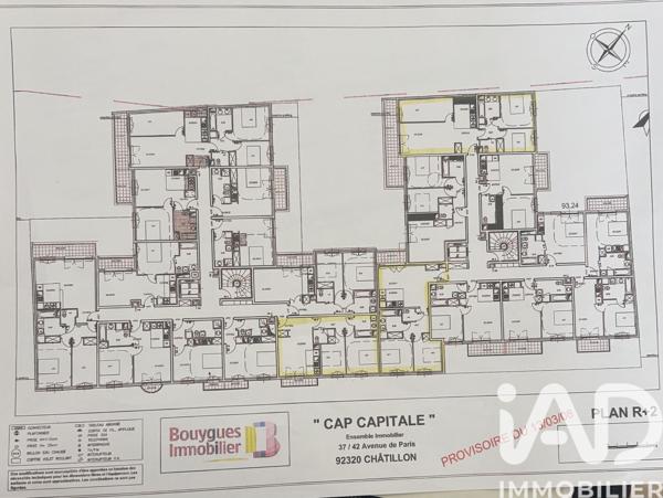 Appartement à vendre 3 pièces 56,3 m² Châtillon