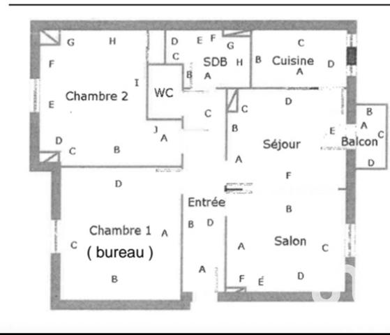 Appartement à vendre 3 pièces 65 m² Montigny-lès-Metz
