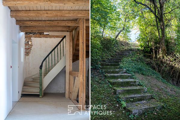 Maison à rénover et son vaste terrain avec verger