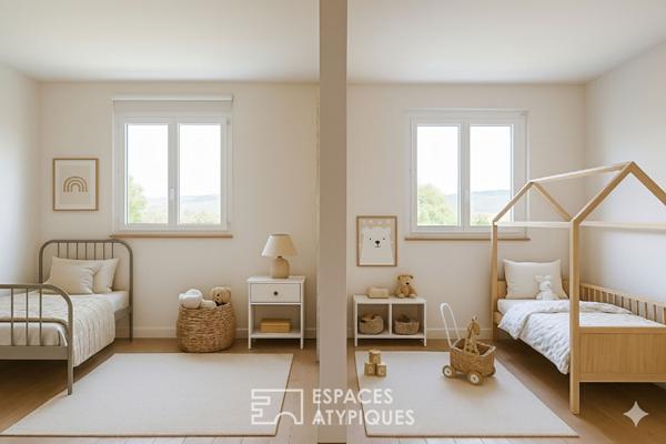 Maison à rénover et son vaste terrain avec verger