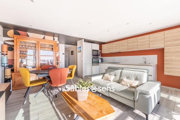 Appartement T3 face à l’océan sur le remblai des Sables d’Olonne