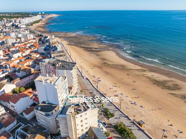 Appartement T3 face à l’océan sur le remblai des Sables d’Olonne
