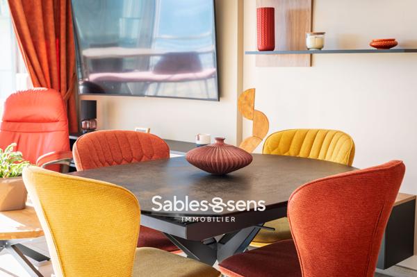 Appartement T3 face à l’océan sur le remblai des Sables d’Olonne