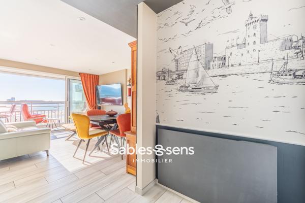 Appartement T3 face à l’océan sur le remblai des Sables d’Olonne