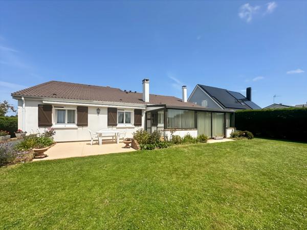 Maison de plain-pied à vendre 4 chambres à CAUVILLE SUR MER (76)